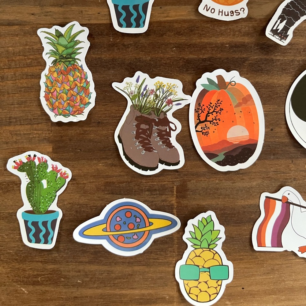 Colorful Sticker Collection, Set of 25 - Picture 2 of 4